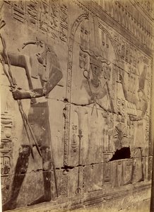 Reliéf Očištění Setiho I., Abydos od Antonio Beato