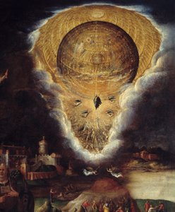 Scény vášně: vzestup. Detail. Obraz Antonia Campiho (1526-1587)