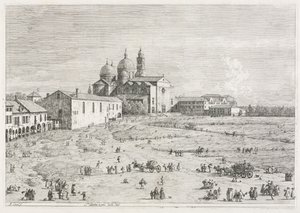 Pohledy: Kostel svaté Justiny v Prà della Valle, Padova, 1735-1746. od Giovanni Antonio Canal