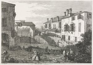Pohledy: Zdymadlo kanálu v Dolo, 1735-1746. od Giovanni Antonio Canal