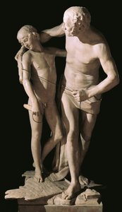 Daedalus a Ikaros od Antonia Canova (1757-1822), mramorová socha, výška 220 cm od Antonio Canova