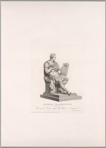 George Washington, pohled zepředu, z díla Canova od Antonio Canova