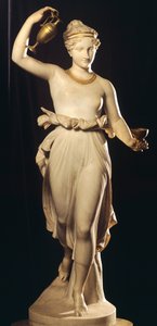 Hebe od Antonia Canova (1757-1822), mramorová socha od Antonio Canova