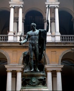 Napoleon Bonaparte (1769-1821) Reprezentant v březnu Bronzová socha Peacekeeper od Antonia Canova (1757-1822) 1809 Ne. 325x125 cm Nádvoří paláce Brera, Milán od Antonio Canova