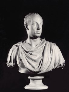 Portrét císaře Svaté říše římské Františka I. (1708-65) (mramor) (viz také 82132)
