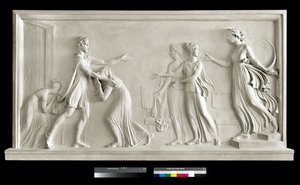 Návrat Telemacha, 1787-90 (sádra) od Antonio Canova