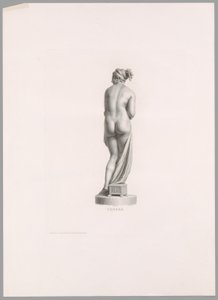 Venuše, pohled zezadu, z díla Canova od Antonio Canova