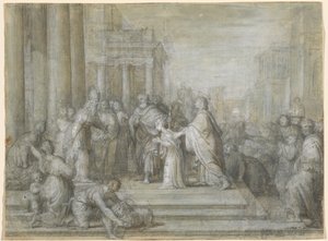 Uvedení Panny Marie do chrámu od Antonio Cavallucci