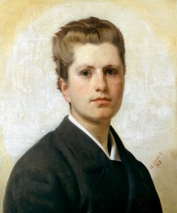Portrét Alfreda Boattiniho od Antonia Ciseriho (1821-1891), olej na plátně, 53x44 cm