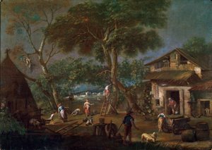 Italská krajina, c1750-1795