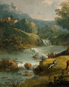 Jaro, od Antonia Dizianiho (1737-1797), malba. Detail.
