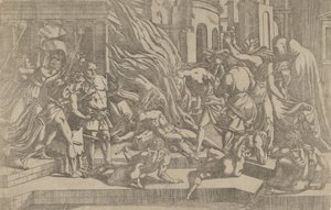 Spálení mrtvoly, 1540-45. od Antonio Fantuzzi