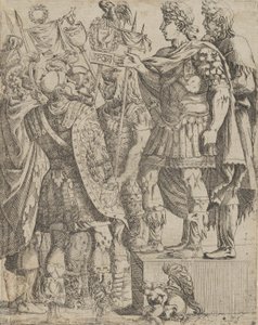 Císař oslovuje své vojáky, ca. 1542-45. od Antonio Fantuzzi