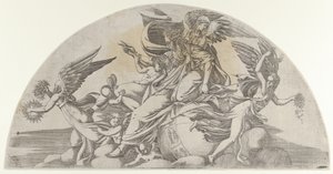 Bůh sedící na světě, 1540-45.