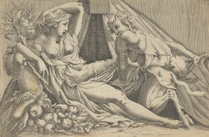 Jupiter a Antiope, 1540-45.
