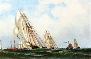 „Sappho“ z Lightship Sandy Hook, 1870