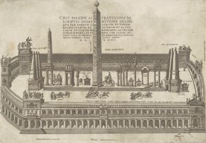 Velmi přesný popis Circus Maximus od Antonio Lafreri
