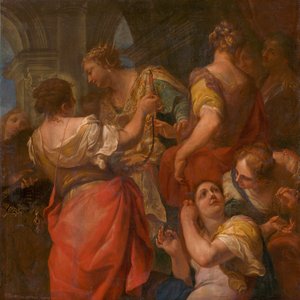 Achilles a dcery Lycomedes, c. 1680.