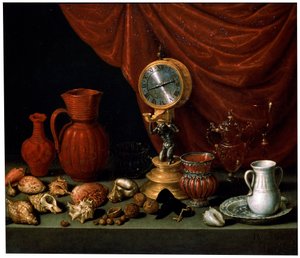 Zátiší s hodinami, 1652.