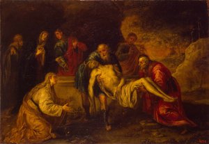 Pohřeb Krista, mezi 1640 a 1650 od Antonio Pereda y Salgado de