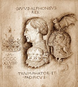 Studium pro medaili od Antonio Pisanello