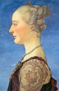 Portrét mladé ženy, 1475 od Antonio Pollaiuolo