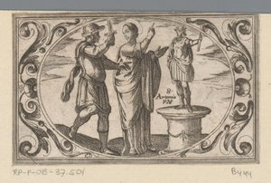 H. Artemia Romeinse martelaressen (název série) Imagini di moltes vergini Rom v mučednictví (název série) od Antonio Tempesta