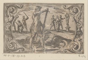 H. Martina Romeinse martelaressen (název série) Imagini di moltes vergini Rom v mučednictví (název série) od Antonio Tempesta