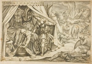 Judith a Holofernes od Antonio Tempesta