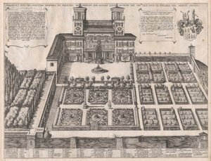 Zrcadlo římské velkoleposti: Palác a zahrady Monte Pincio, polovina ..., polovina až konec 16. století. od Antonio Tempesta
