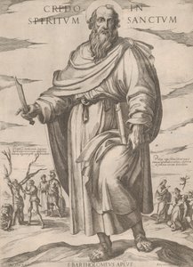 sv. Bartoloměje ze série „Kristus, Maria a apoštolové“, ca. 1590-cca. 1610. od Antonio Tempesta