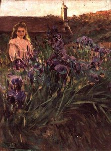 Dívka u Ermitáže (olej na plátně) od Antonio Utrillo I Viadera