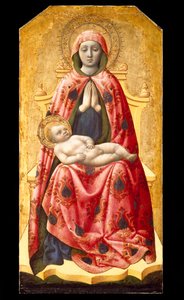 Madonna a dítě, 40. léta 14. století (tempera na panelu) od Antonio Vivarini