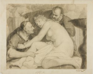 Susanna a starší od Antonio Viviani
