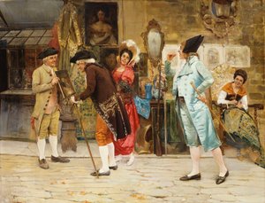 The Old Curio Shop, 1892 od Antonio Zoppi