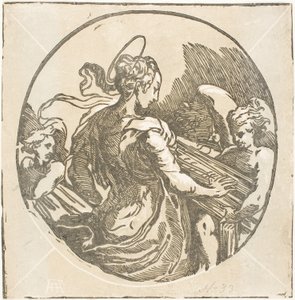 Svatá Cecílie od Antonio da Trento