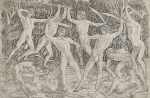 Battle of Nude Men, c1470-1475 od Antonio Pollaiuolo