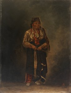 Čunka-ah-luta (Červený pes) od Antonion Zeno Shindler