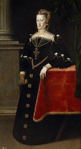 Portrét arcivévodkyně Marie Rakouské 1528-1603, císařovny Svaté říše římské, 1551