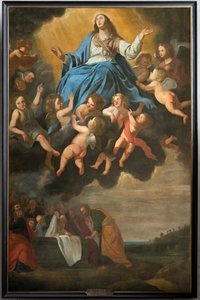 Farní kostel (Saint Eligius Parish Church). malování. „Nanebevzetí Panny Marie“. Anthony van den Heuvel. od Antoon van den Heuvel