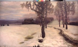 Dech jara - obraz Appolinari Michajlovič Vasněcov (1856-1933), olej na plátně od Apollinari Mikhailovich Vasnetsov