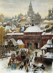 Moskva v 17. století, konec 19. - začátek 20. století.