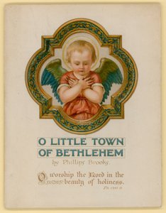 Ilustrace pro O Little Town Of Bethlehem (chromolitho) od Archibald Henning