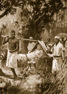 David Livingstone pokračoval ve své cestě Afrikou, přestože byl nemocný
