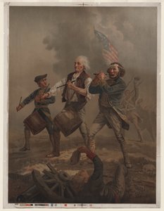 Yankee doodle 1776, kolem 1876 (chromolitograf)