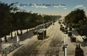 Avenida Vertiz, Buenos Aires, Argentina (barevné fotografie)