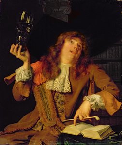 The Wanton Student, 1678 (olej na dubu)