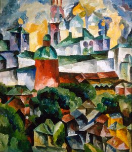 „Krajina s klášterem Trojice-Sergius“, 1920. od Aristarkh Lentulov