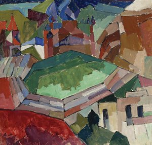Město v jižním Rusku, 1914-1916 od Aristarkh Vasilievic Lentulov