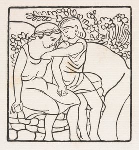 Dafnis a Chloe: Daphnis a Chloe při hře od Aristide Maillol